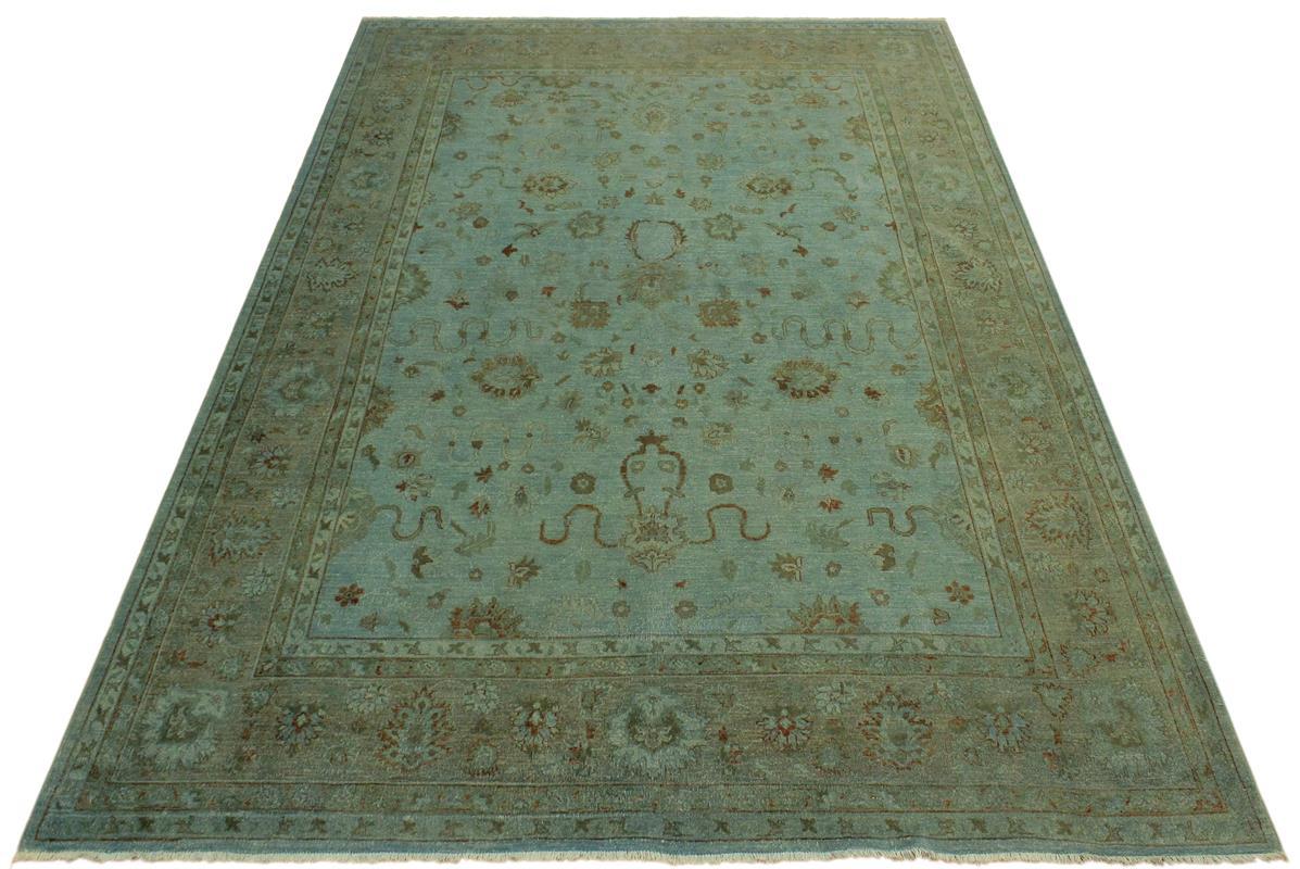 A10604, 810"x11 8",Over Dyed                     ,9x12,Blue,RUST,Hand-knotted                  ,Pakistan   ,100% Wool  ,Rectangle  ,652671193323