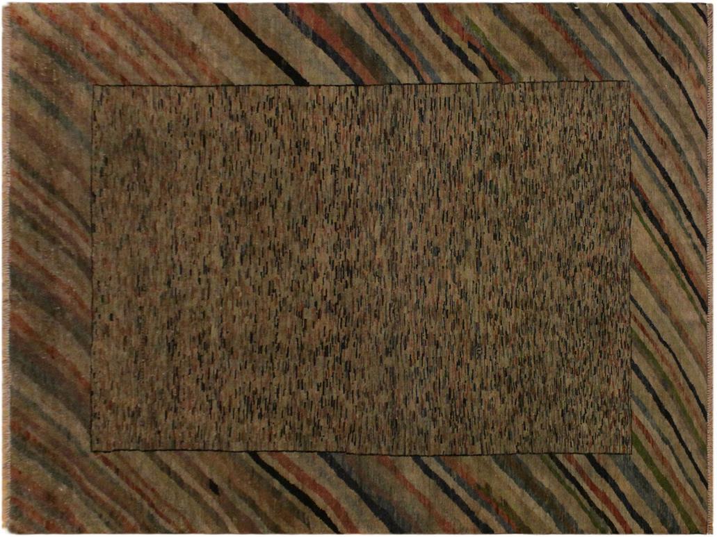 A10607, 4 7"x 6 4",Over Dyed                     ,4x6,Grey,RUST,Hand-knotted                  ,Pakistan   ,100% Wool  ,Rectangle  ,652671193354