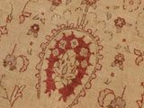 handmade Transitional Antique Tan Rust Hand Knotted RECTANGLE 100% WOOL area rug 9x12