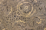 handmade Transitional Kafkaz Chobi Ziegler Gray Ivory Hand Knotted RECTANGLE 100% WOOL area rug 6 x 9