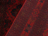 handmade Tribal Biljik Khal Mohammadi Drk. Red Black Hand Knotted RECTANGLE 100% WOOL area rug 4x7