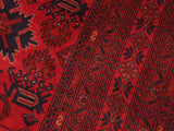 handmade Tribal Biljik Khal Mohammadi Red Blue Hand Knotted RECTANGLE 100% WOOL area rug 6x8