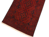 handmade Tribal Biljik Khal Mohammadi Dark Red Black Hand Knotted RUNNER 100% WOOL area rug 3 x 6