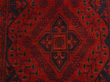 handmade Tribal Biljik Khal Mohammadi Dark Red Black Hand Knotted RUNNER 100% WOOL area rug 3 x 6