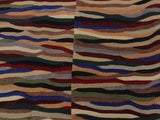 handmade Geometric Kilim Red Ivory Hand-Woven RECTANGLE 100% WOOL area rug 5x7