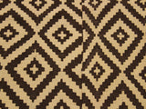 handmade Geometric Kilim Beige Brown Hand-Woven RECTANGLE 100% WOOL area rug 4x7