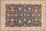 handmade Transitional Kafkaz Chobi Ziegler Drk. Gray Ivory Hand Knotted RECTANGLE 100% WOOL area rug 10 x 14