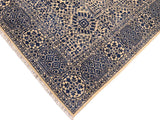 handmade Geometric Mamluk Beige Blue Hand Knotted RECTANGLE 100% WOOL area rug 8x10