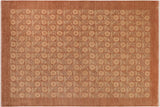 Oriental Ziegler Traci Brown Tan Hand-Knotted Wool Rug - 10'1'' x 13'10''
