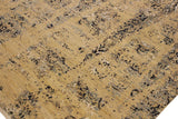 Handmade Kafakz Chobi Ziegler Modern Contemporary Tan Blue Hand Knotted RECTANGLE WOOL&SILK area rug 10 x 14