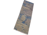 handmade Modern Kafkaz Green Blue Hand Knotted RUNNER 100% WOOL area rug 2x6 