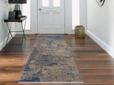 handmade Modern Kafkaz Green Blue Hand Knotted RUNNER 100% WOOL area rug 2x6 