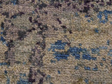handmade Modern Kafkaz Green Blue Hand Knotted RUNNER 100% WOOL area rug 2x6 