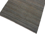 handmade Geometric Kilim Grey Blue Hand-Woven RECTANGLE 100% WOOL area rug 4x6