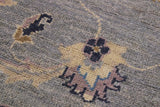 handmade Traditional Kafkaz Chobi Ziegler Grey Ivory Hand Knotted RECTANGLE 100% WOOL area rug 10 x 14