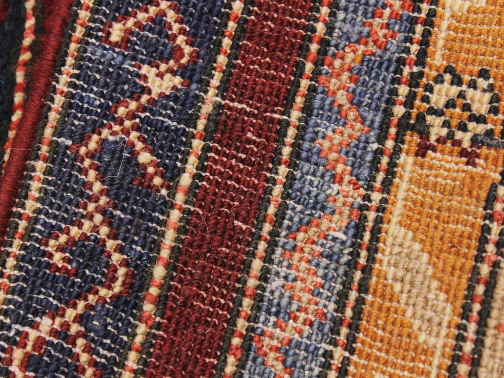 handmade Transitional Shawl Red Blue Hand Knotted RECTANGLE 100% WOOL area rug 2x3