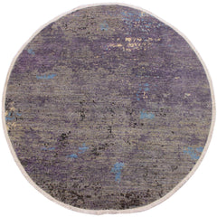 A11869, 710"x 8 0",Modern                        ,8x8,Grey,BLUE,Hand-knotted                  ,Pakistan   ,100% Wool  ,Round      ,652671216022