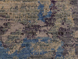 handmade Modern Kafkaz Green Blue Hand Knotted RUNNER 100% WOOL area rug 2x6 