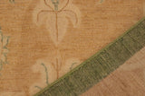 handmade Transitional Kafkaz Chobi Ziegler Brown Green Hand Knotted RECTANGLE 100% WOOL area rug 10 x 14