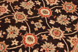handmade Transitional Kafkaz Chobi Ziegler Brown Beige Hand Knotted RECTANGLE 100% WOOL area rug 10 x 14