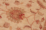 handmade Traditional Kafkaz Chobi Ziegler Ivory Green Hand Knotted RECTANGLE 100% WOOL area rug 10 x 14