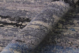 Handmade Kafakz Chobi Ziegler Modern Contemporary Grey Blue Hand Knotted Rectangel Hand Knotted 100% Vegetable Dyed wool area rug 10 x 14