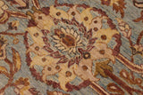 handmade Traditional Kafkaz Chobi Ziegler Blue Beige Hand Knotted RECTANGLE 100% WOOL area rug 10 x 14