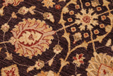 handmade Traditional Kafkaz Chobi Ziegler Aubergine Beige Hand Knotted RECTANGLE 100% WOOL area rug 10 x 14