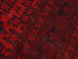 handmade Tribal Biljik Khal Mohammadi Red Blue Hand Knotted RECTANGLE 100% WOOL area rug 10x13