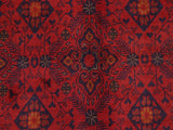 handmade Tribal Biljik Khal Mohammadi Red Blue Hand Knotted RECTANGLE 100% WOOL area rug 7x10