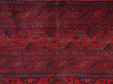 handmade Tribal Biljik Khal Mohammadi Red Blue Hand Knotted RECTANGLE 100% WOOL area rug 7x10