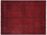 Antique Biljik Khal Mohammadi Sana Wool Rug - 6'7'' x 9'8''