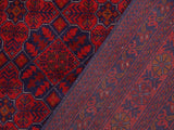 handmade Tribal Biljik Khal Mohammadi Red Blue Hand Knotted RECTANGLE 100% WOOL area rug 6x8