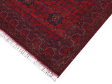 handmade Tribal Biljik Khal Mohammadi Red Blue Hand Knotted RECTANGLE 100% WOOL area rug 4x6