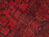 handmade Tribal Biljik Khal Mohammadi Drk. Red Drk. Blue Hand Knotted RECTANGLE 100% WOOL area rug 5x6
