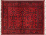 Tribal Biljik Khal Mohammadi Maisie Wool Rug - 4'10'' x 6'4''