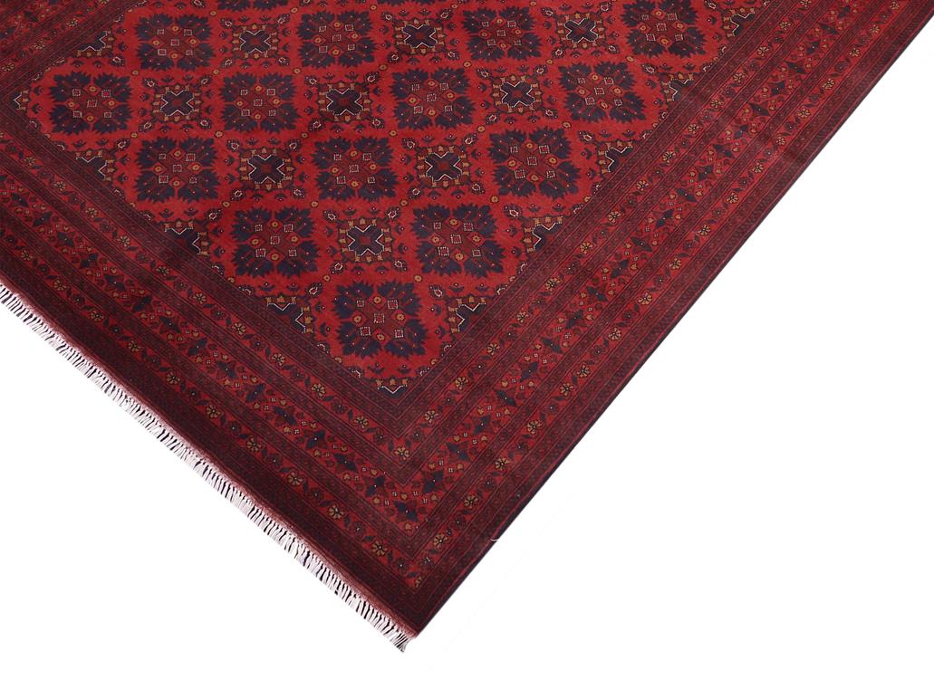 handmade Tribal Biljik Khal Mohammadi Red Blue Hand Knotted RECTANGLE 100% WOOL area rug 7x10