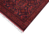 handmade Tribal Biljik Khal Mohammadi Red Blue Hand Knotted RECTANGLE 100% WOOL area rug 4x5