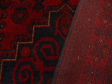 handmade Tribal Biljik Khal Mohammadi Red Blue Hand Knotted RECTANGLE 100% WOOL area rug 3x5