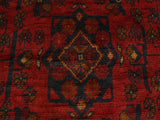 handmade Tribal Biljik Khal Mohammadi Red Blue Hand Knotted RUNNER 100% WOOL Runner 3x13