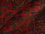 handmade Tribal Biljik Khal Mohammadi Red Blue Hand Knotted RUNNER 100% WOOL Runner 3x13