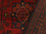 handmade Tribal Biljik Khal Mohammadi Red Blue Hand Knotted RUNNER 100% WOOL Runner 3x13