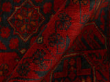 handmade Tribal Biljik Khal Mohammadi Red Blue Hand Knotted RECTANGLE 100% WOOL area rug 3x4