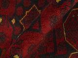 handmade Tribal Biljik Khal Mohammadi Red Blue Hand Knotted RECTANGLE 100% WOOL area rug 3x4