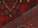 handmade Tribal Biljik Khal Mohammadi Red Blue Hand Knotted RECTANGLE 100% WOOL area rug 3x4