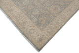 handmade Traditional Kafkaz Chobi Ziegler Gray Beige Hand Knotted RECTANGLE 100% WOOL area rug 5 x 7