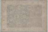 Boho Chic Ziegler Nubia Gray Beige Hand-Knotted Wool Rug - 4'10'' x 6'7''