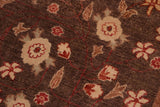 handmade Transitional Kafkaz Chobi Ziegler Brown Rust Hand Knotted RECTANGLE 100% WOOL area rug 10 x 14