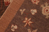 handmade Transitional Kafkaz Chobi Ziegler Brown Rust Hand Knotted RECTANGLE 100% WOOL area rug 10 x 14