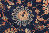 handmade Traditional Kafkaz Chobi Ziegler Blue Rust Hand Knotted RECTANGLE 100% WOOL area rug 8 x 10